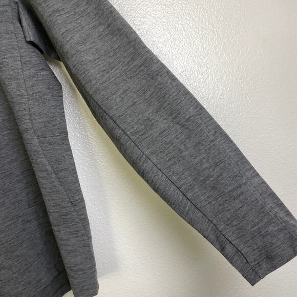 Lululemon Surge Warm 1/2 Zip Pullover Mens Medium Gray Long Sleeve Run Jog Train - Picture 6 of 11